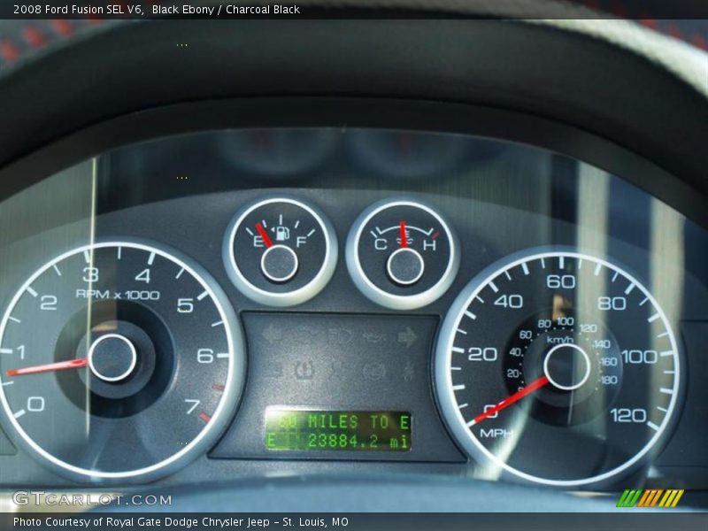 Black Ebony / Charcoal Black 2008 Ford Fusion SEL V6