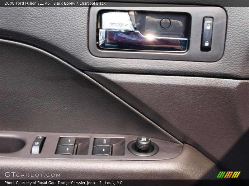 Black Ebony / Charcoal Black 2008 Ford Fusion SEL V6