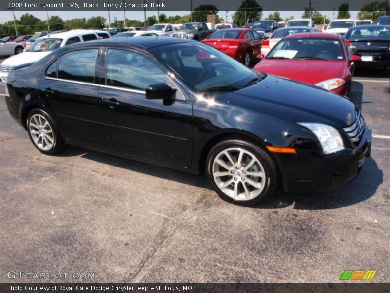 Black Ebony / Charcoal Black 2008 Ford Fusion SEL V6