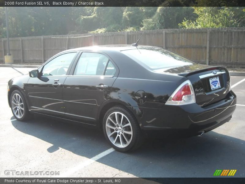 Black Ebony / Charcoal Black 2008 Ford Fusion SEL V6