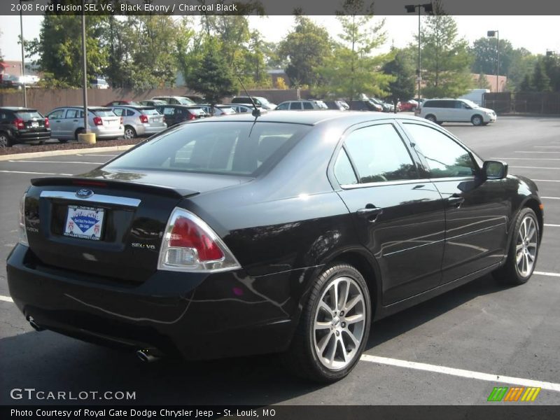 Black Ebony / Charcoal Black 2008 Ford Fusion SEL V6