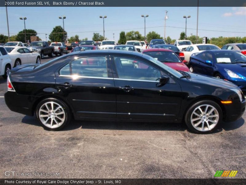 Black Ebony / Charcoal Black 2008 Ford Fusion SEL V6