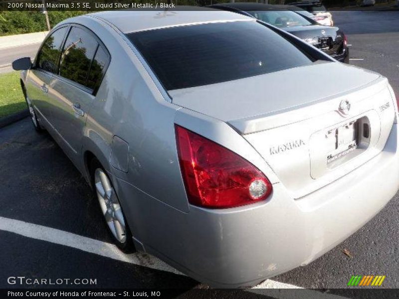 Liquid Silver Metallic / Black 2006 Nissan Maxima 3.5 SE