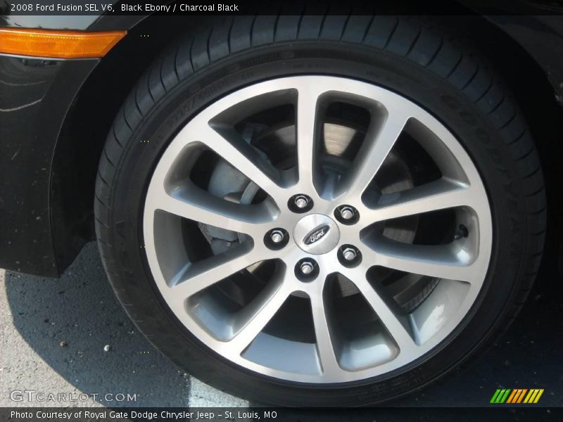 Black Ebony / Charcoal Black 2008 Ford Fusion SEL V6