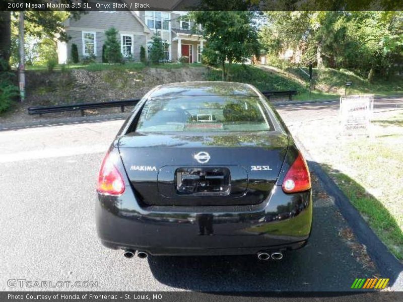 Onyx Black / Black 2006 Nissan Maxima 3.5 SL
