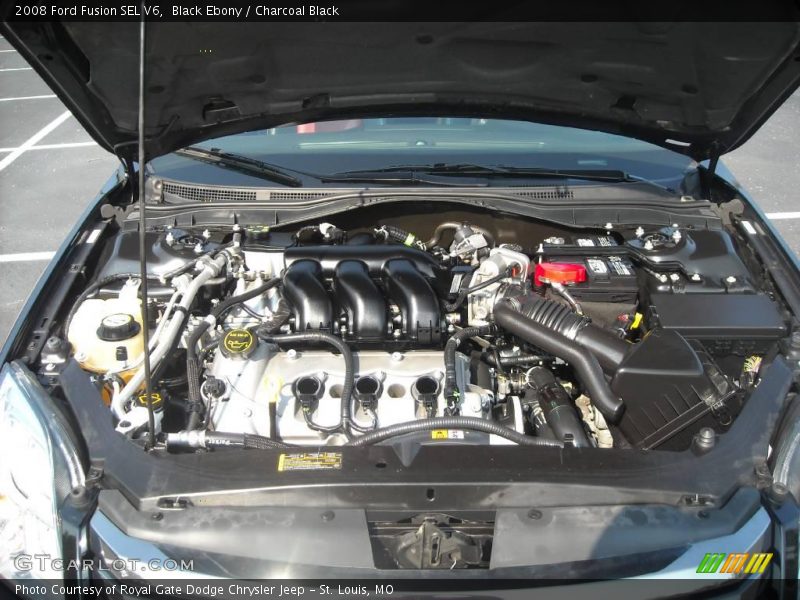Black Ebony / Charcoal Black 2008 Ford Fusion SEL V6