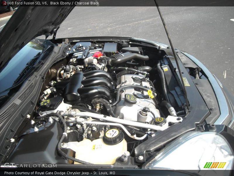 Black Ebony / Charcoal Black 2008 Ford Fusion SEL V6