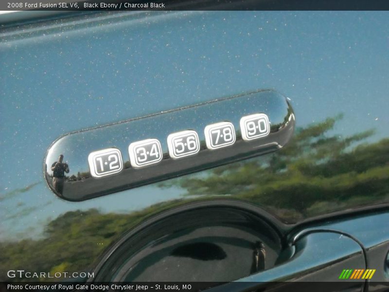 Black Ebony / Charcoal Black 2008 Ford Fusion SEL V6