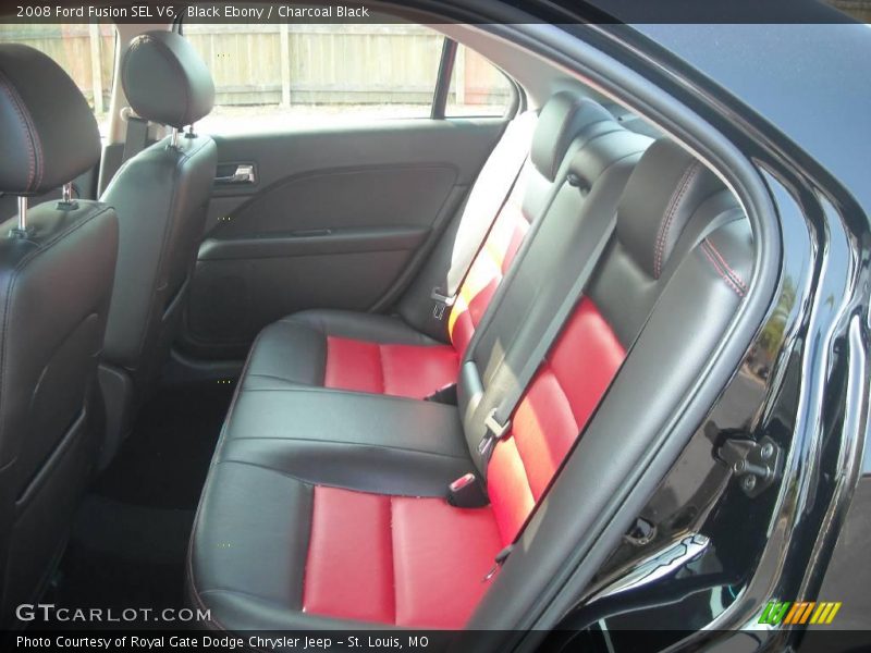 Black Ebony / Charcoal Black 2008 Ford Fusion SEL V6