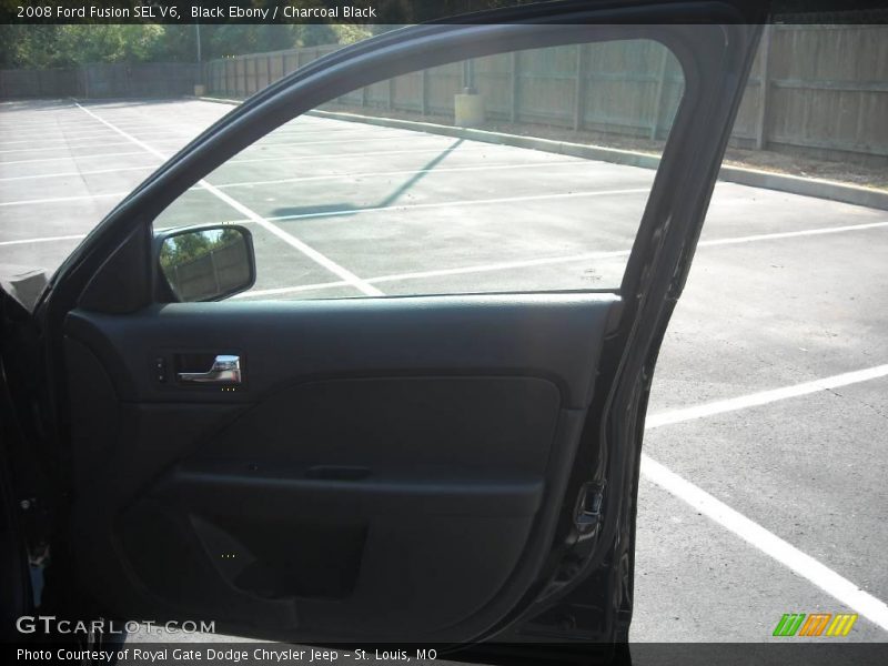 Black Ebony / Charcoal Black 2008 Ford Fusion SEL V6