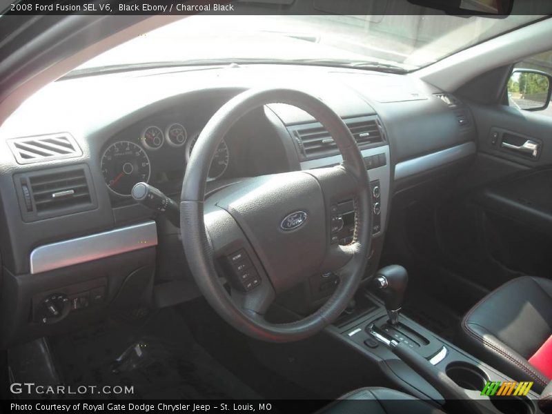 Black Ebony / Charcoal Black 2008 Ford Fusion SEL V6