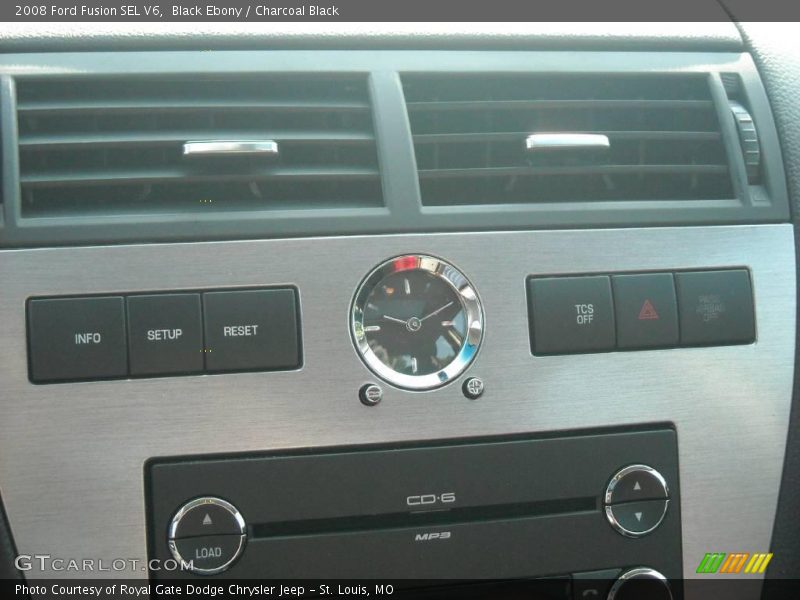 Black Ebony / Charcoal Black 2008 Ford Fusion SEL V6