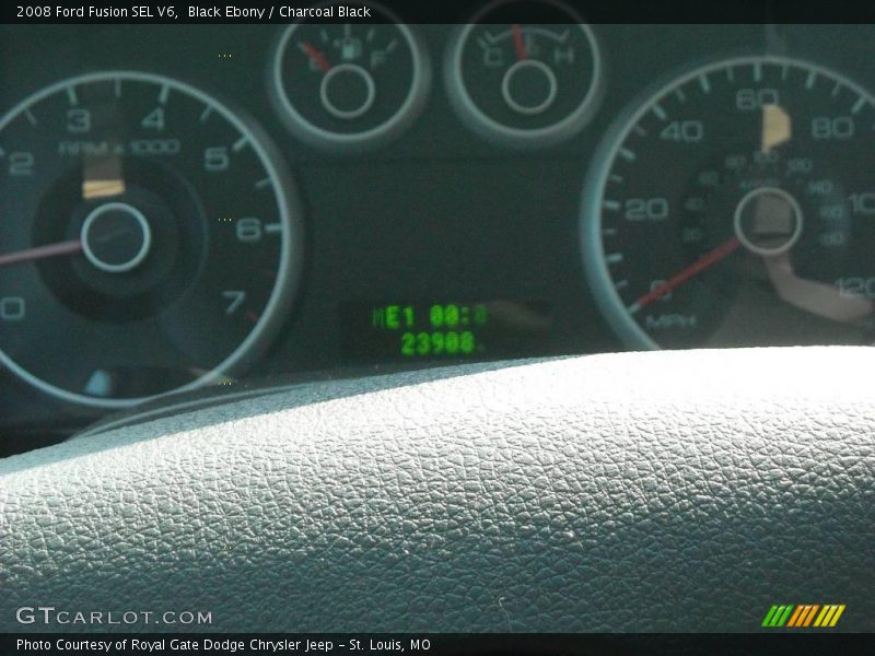 Black Ebony / Charcoal Black 2008 Ford Fusion SEL V6