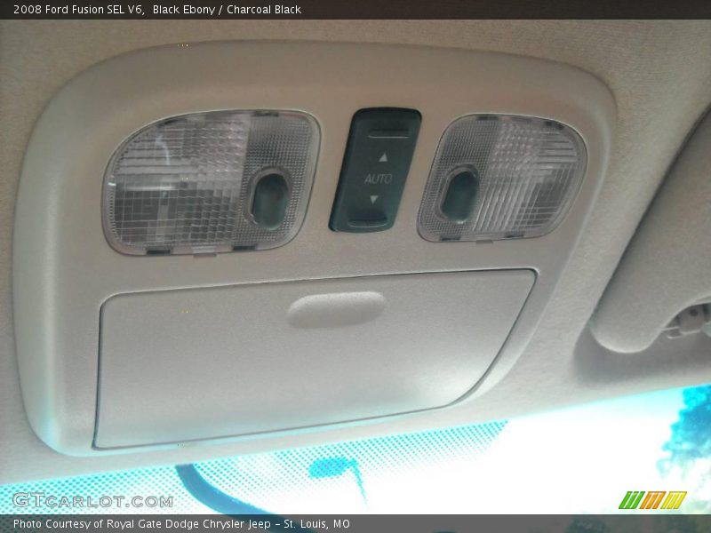 Black Ebony / Charcoal Black 2008 Ford Fusion SEL V6