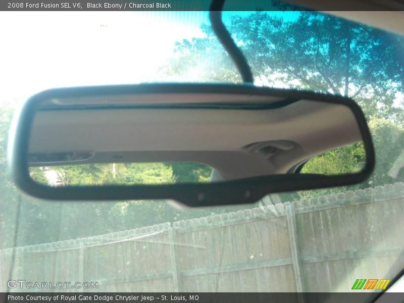 Black Ebony / Charcoal Black 2008 Ford Fusion SEL V6