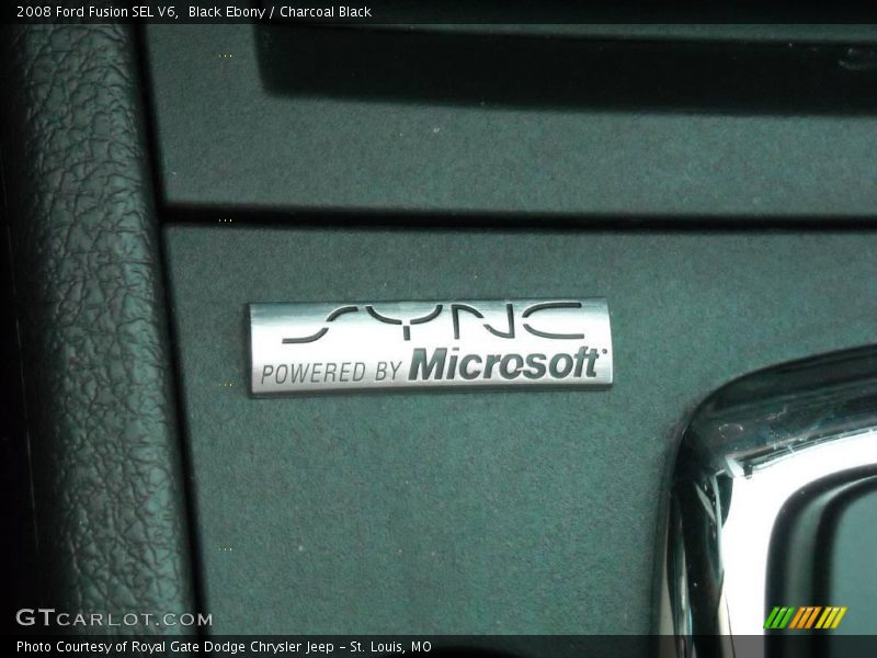 Black Ebony / Charcoal Black 2008 Ford Fusion SEL V6