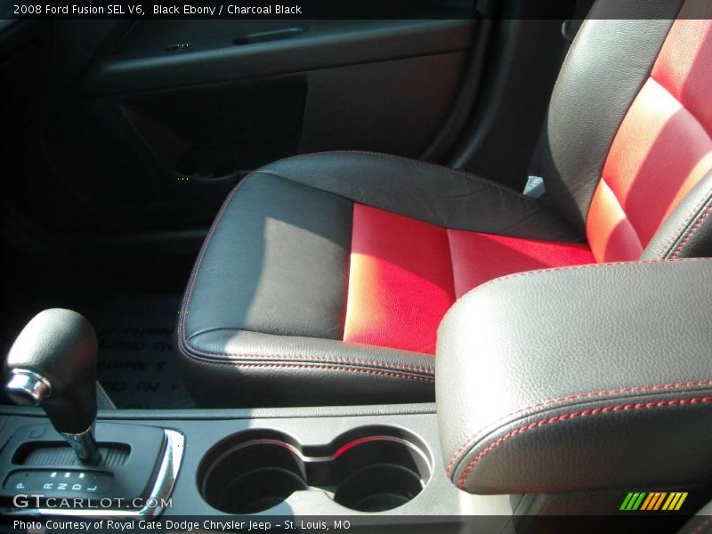 Black Ebony / Charcoal Black 2008 Ford Fusion SEL V6