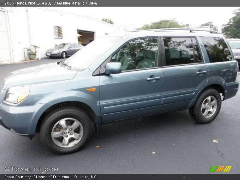 Steel Blue Metallic / Olive 2006 Honda Pilot EX 4WD