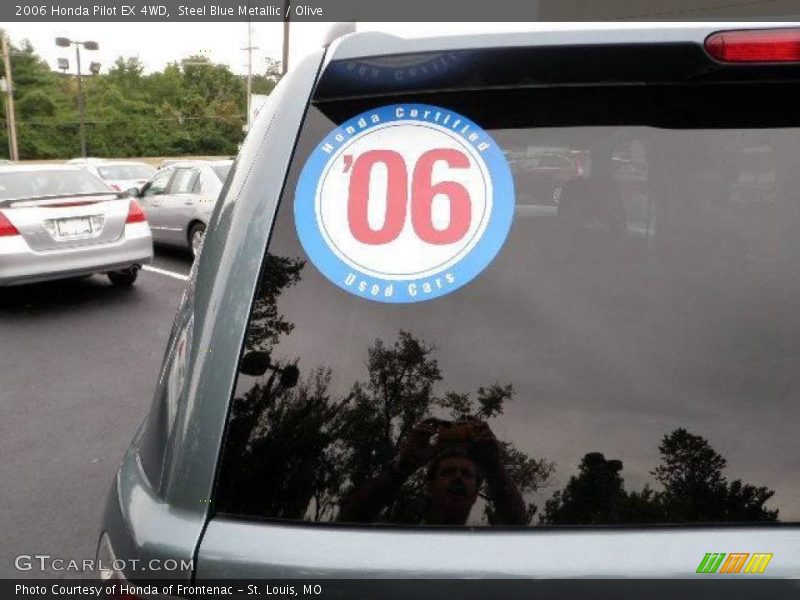 Steel Blue Metallic / Olive 2006 Honda Pilot EX 4WD