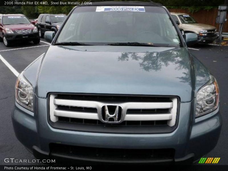 Steel Blue Metallic / Olive 2006 Honda Pilot EX 4WD