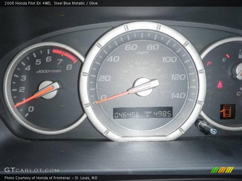 Steel Blue Metallic / Olive 2006 Honda Pilot EX 4WD