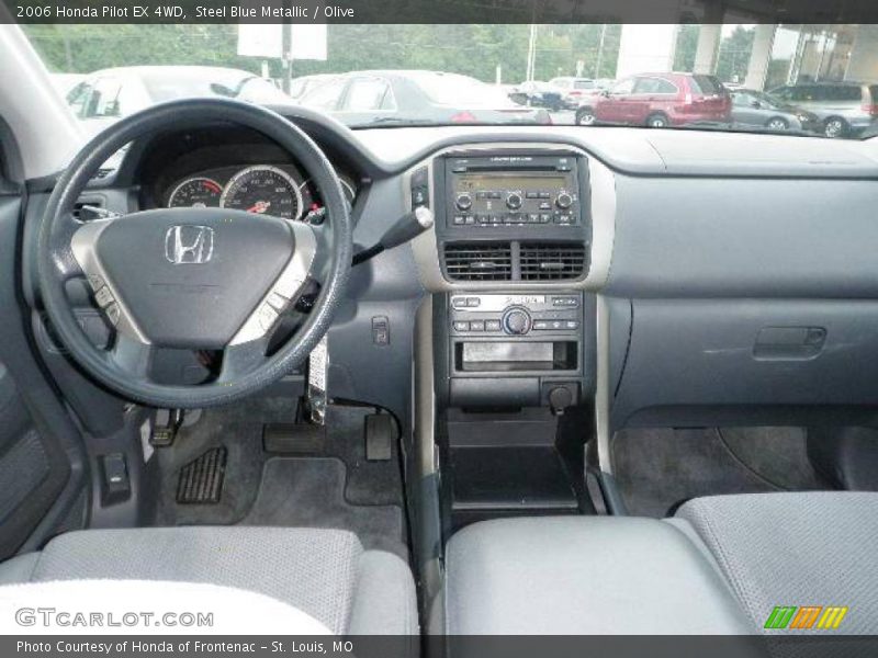 Steel Blue Metallic / Olive 2006 Honda Pilot EX 4WD
