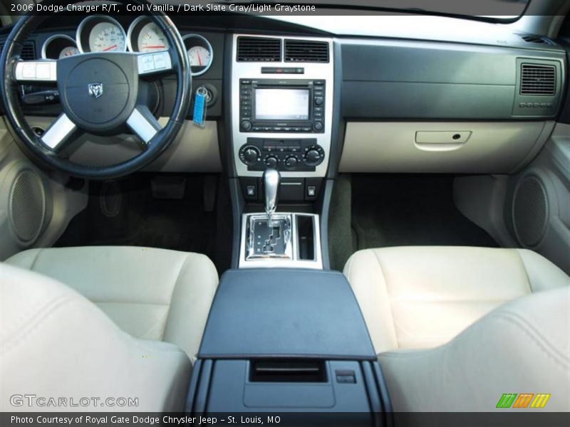 Cool Vanilla / Dark Slate Gray/Light Graystone 2006 Dodge Charger R/T