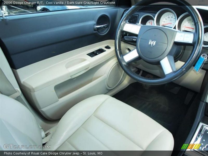Cool Vanilla / Dark Slate Gray/Light Graystone 2006 Dodge Charger R/T