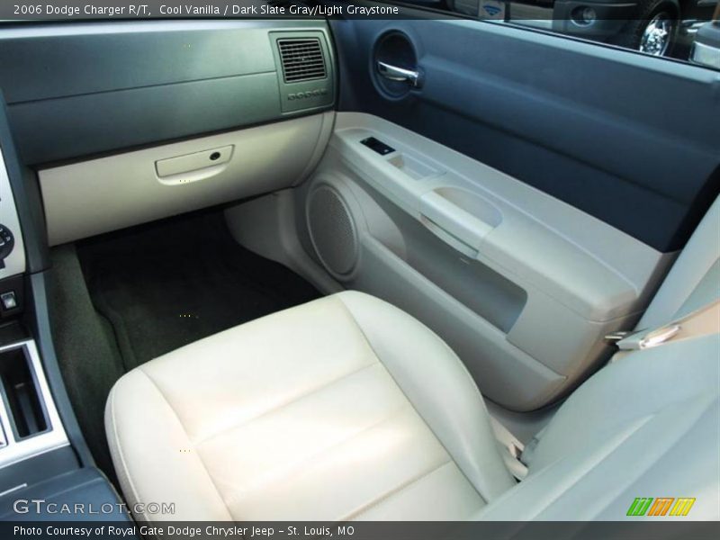 Cool Vanilla / Dark Slate Gray/Light Graystone 2006 Dodge Charger R/T