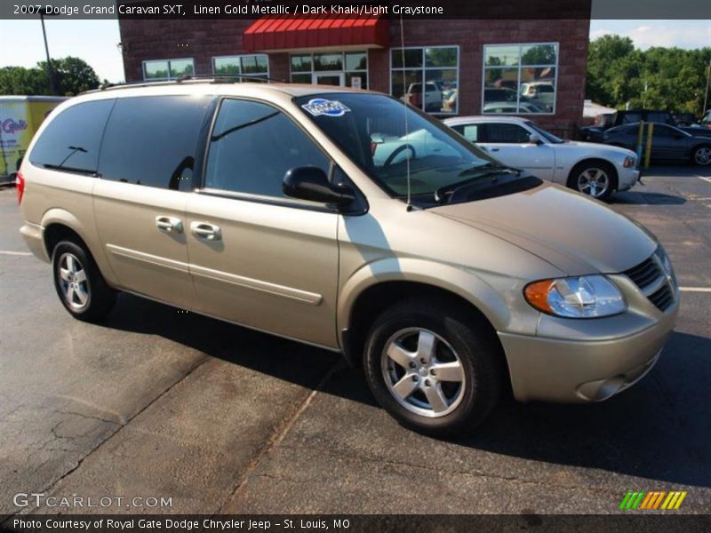 Linen Gold Metallic / Dark Khaki/Light Graystone 2007 Dodge Grand Caravan SXT