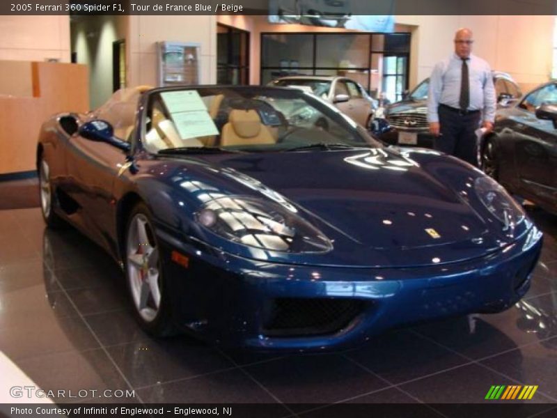 Tour de France Blue / Beige 2005 Ferrari 360 Spider F1