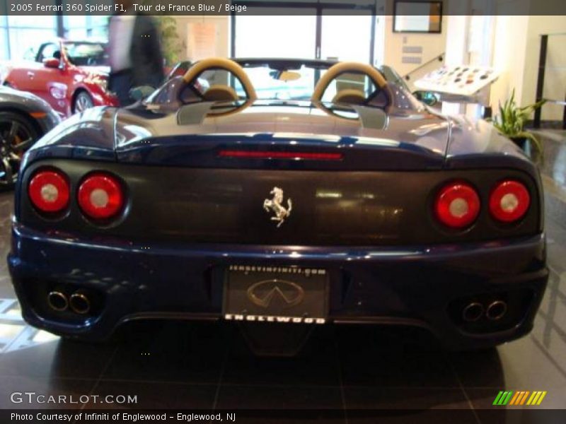 Tour de France Blue / Beige 2005 Ferrari 360 Spider F1
