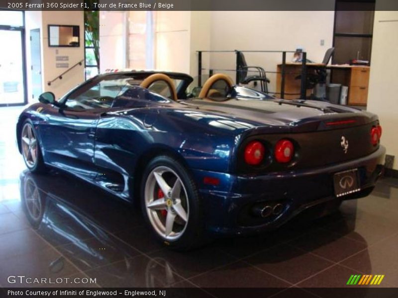 Tour de France Blue / Beige 2005 Ferrari 360 Spider F1