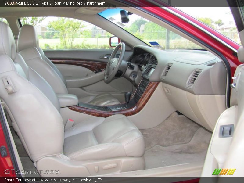 San Marino Red / Parchment 2003 Acura CL 3.2 Type S