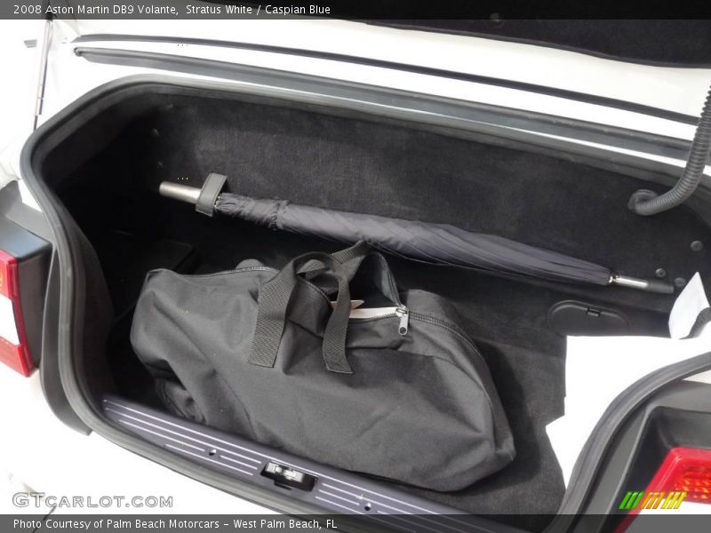 Stratus White / Caspian Blue 2008 Aston Martin DB9 Volante