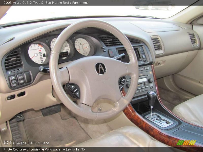 San Marino Red / Parchment 2003 Acura CL 3.2 Type S