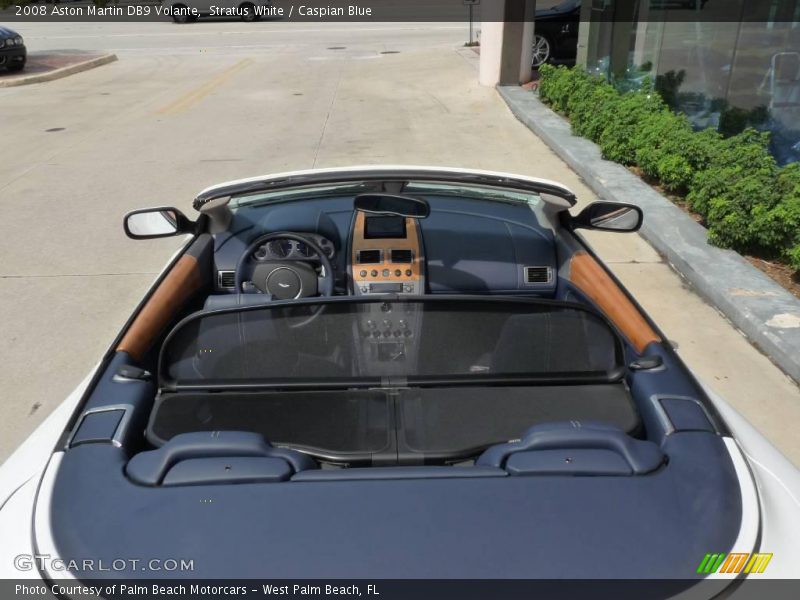 Stratus White / Caspian Blue 2008 Aston Martin DB9 Volante