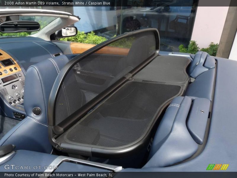 Stratus White / Caspian Blue 2008 Aston Martin DB9 Volante