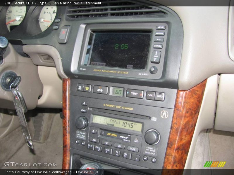 San Marino Red / Parchment 2003 Acura CL 3.2 Type S