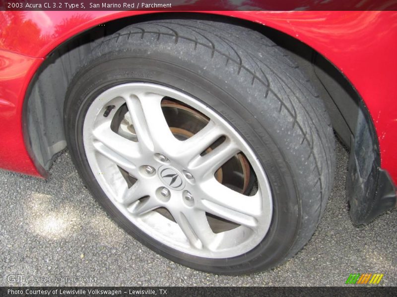 San Marino Red / Parchment 2003 Acura CL 3.2 Type S