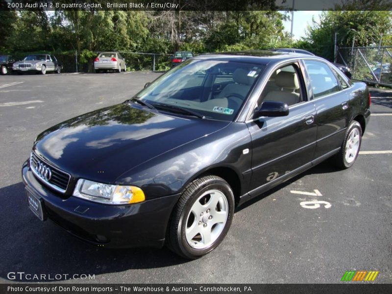 Brilliant Black / Ecru/Clay 2001 Audi A4 2.8 quattro Sedan