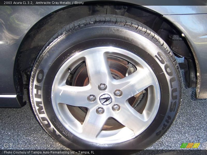 Anthracite Gray Metallic / Ebony 2003 Acura CL 3.2