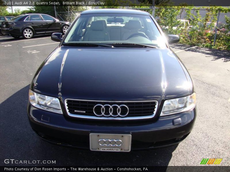 Brilliant Black / Ecru/Clay 2001 Audi A4 2.8 quattro Sedan
