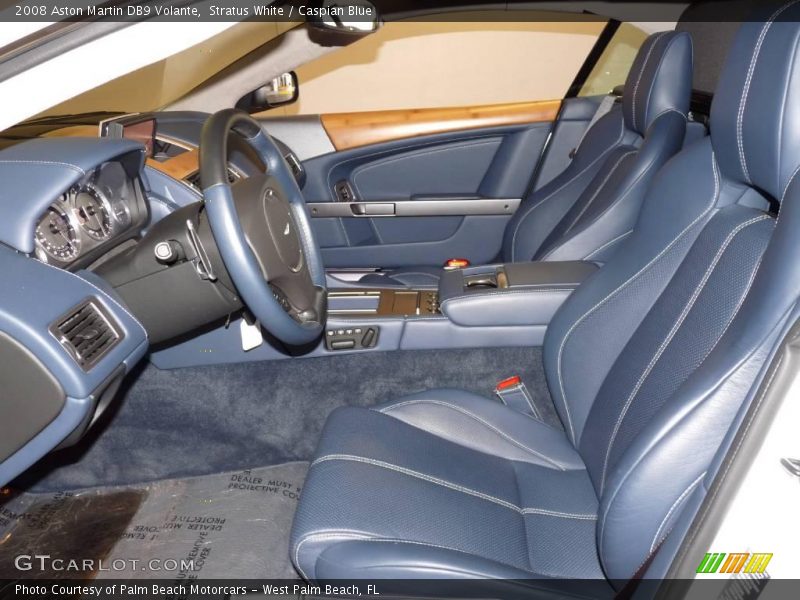 Stratus White / Caspian Blue 2008 Aston Martin DB9 Volante