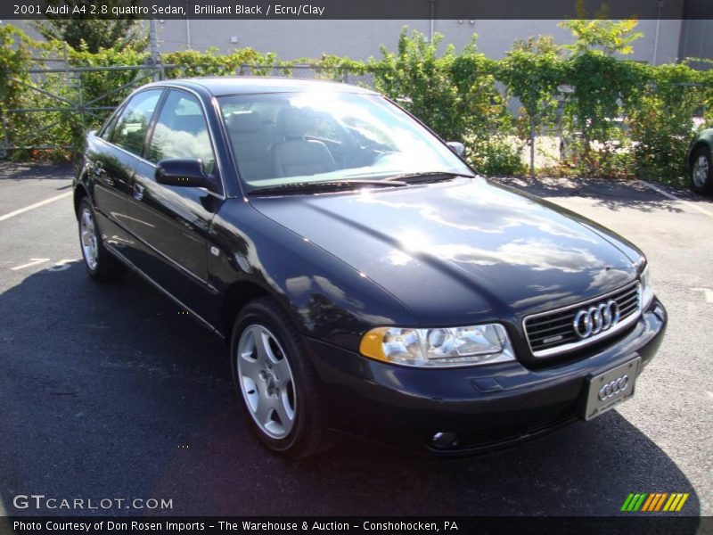 Brilliant Black / Ecru/Clay 2001 Audi A4 2.8 quattro Sedan