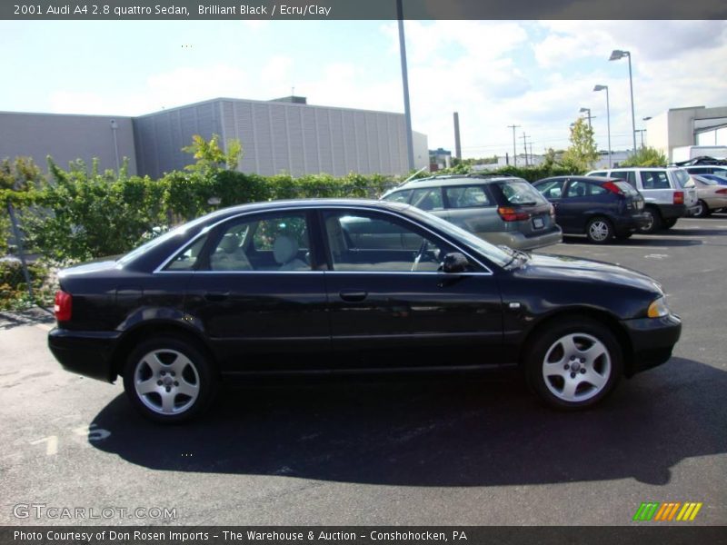 Brilliant Black / Ecru/Clay 2001 Audi A4 2.8 quattro Sedan