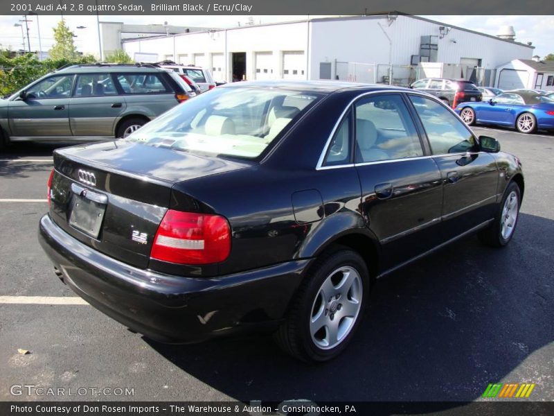 Brilliant Black / Ecru/Clay 2001 Audi A4 2.8 quattro Sedan