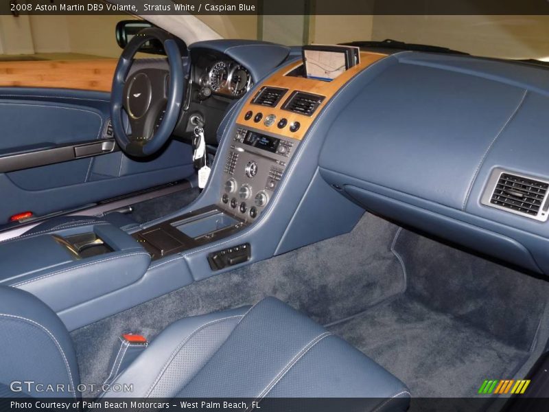 Stratus White / Caspian Blue 2008 Aston Martin DB9 Volante