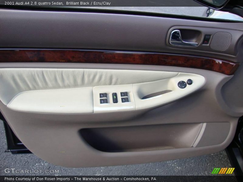Brilliant Black / Ecru/Clay 2001 Audi A4 2.8 quattro Sedan