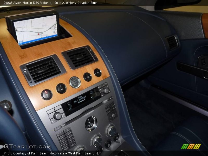 Stratus White / Caspian Blue 2008 Aston Martin DB9 Volante